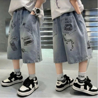  Quần JEAN  ngố đùi bé trai phong cách Hàn Quốc cao cấp M2  20-60kg  