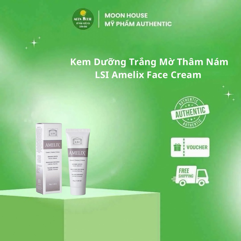 Kem Dưỡng Trắng Mờ Thâm Nám LSI Amelix Face Cream