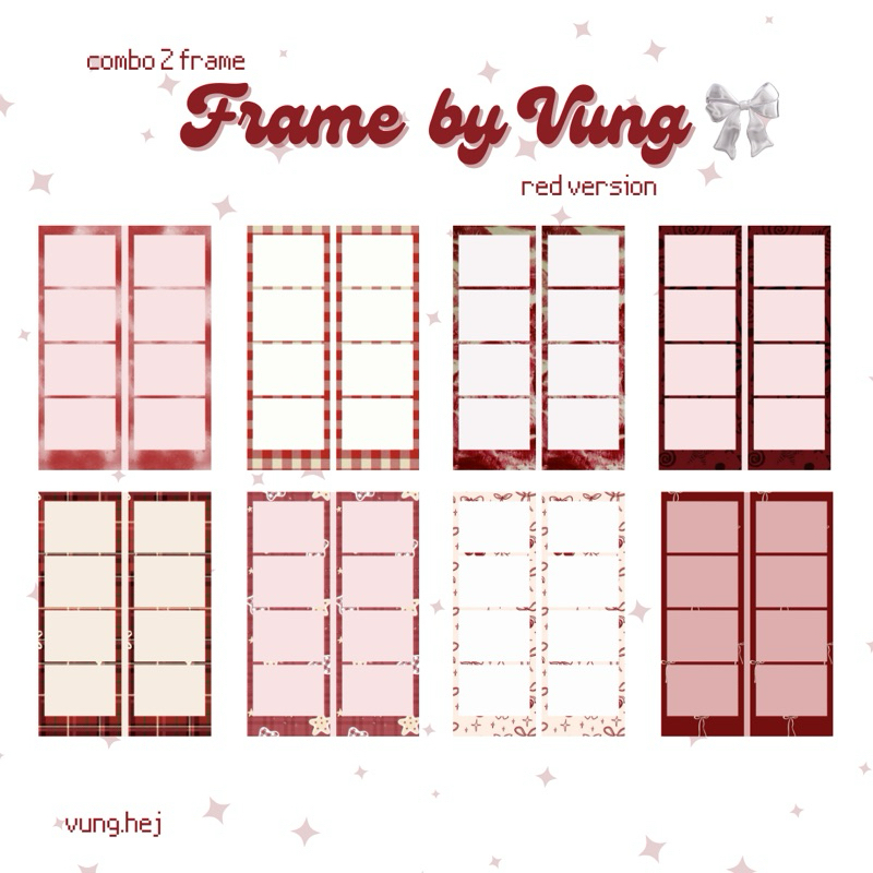 combo 2 frame in ảnh theo yêu cầu (size 5x15 cm) [Photogetic]