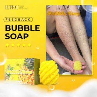 Soap Khóm Xà Bông Khóm,soap dứa Tắm Trắng Body Bubble Soap LE'PEAU 65gr