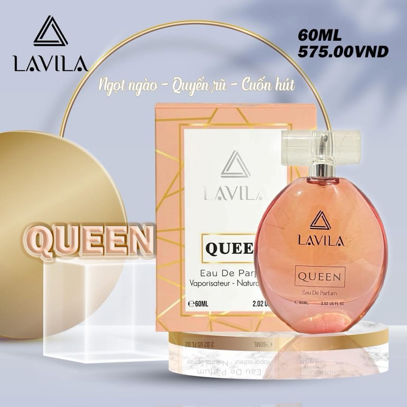 Nước Hoa Lavila Queen 60ml Hương Thơm Quyến Rũ
