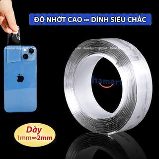  Băng Dính 2 Mặt Đa Năng Keo Trong Suốt Hamart Băng Dính 3M Dán Tường Chịu Lực Siêu Dính 