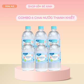 [ COMBO 6 CHAI 1.5L ] Nước thanh khiết pha sữa AOI an toàn, tốt cho bé, giữ trọn vẹn dưỡng chất