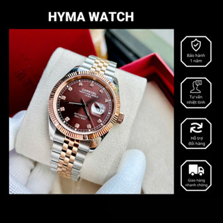 Đồng hồ cơ Nam Carnival 1986 8131G Dây thép Kính sapphire Bảo hành 5 năm Hyma Watch