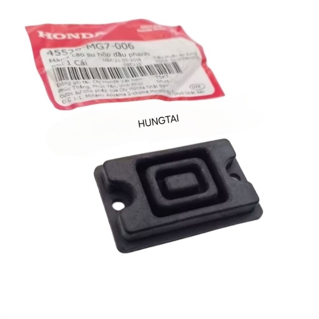 Gioăng cao su, ron nắp bình dầu phanh, thắng FUTURE 1 đời đầu zin 45520-MG7-006