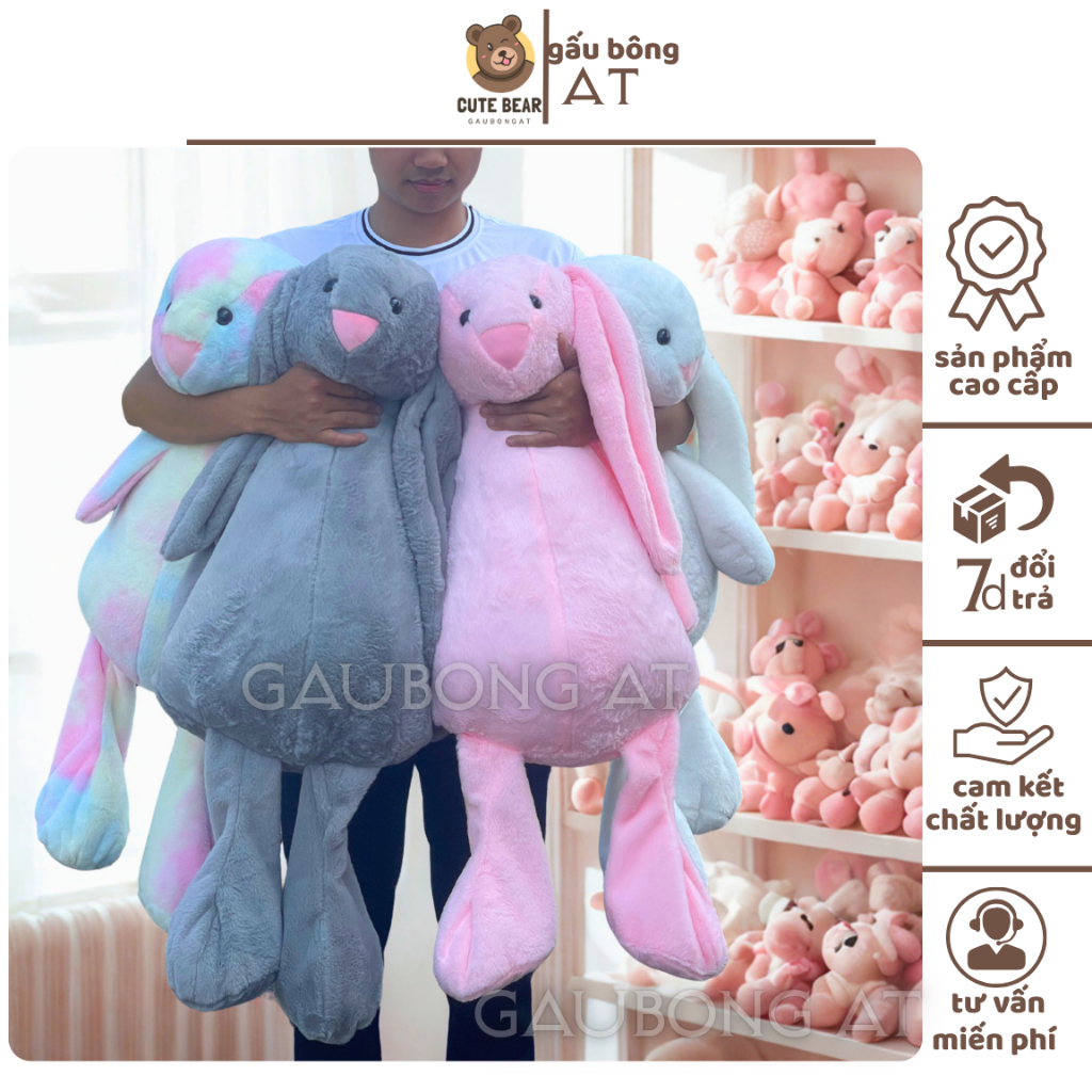 GẤU BÔNG JELLYCAT Chubbiliibear, THỎ JELLYCAT BUNNY siêu đáng yêu Cho Bé