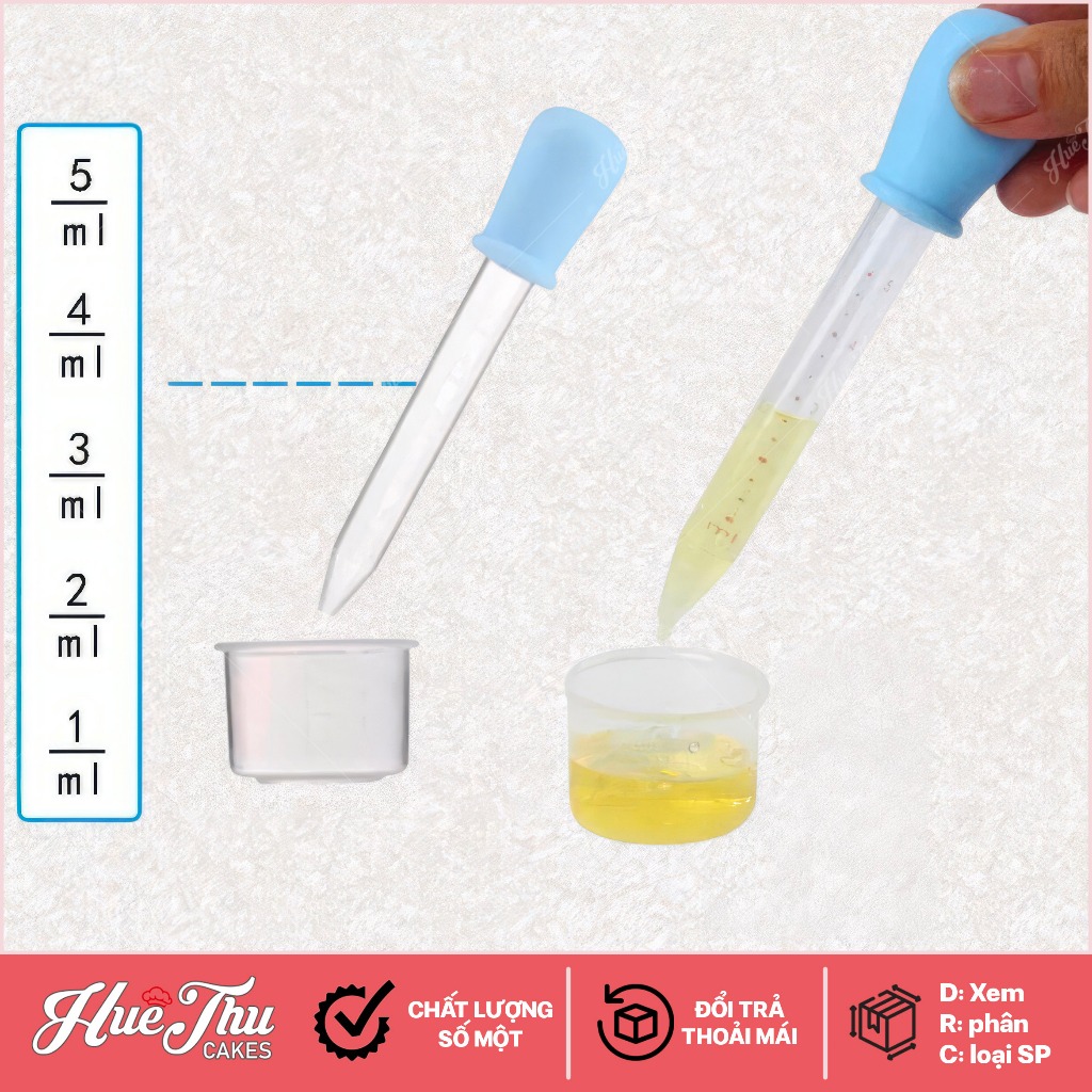 Ống bóp (10 cái) ống bóp nhỏ giọt silicon 5ml
