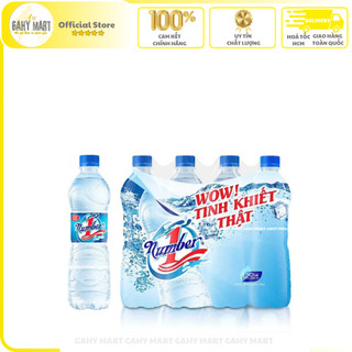   HOẢ TỐC HCM   Lốc 12chai & Lốc 24chai  Nước Suối Number One 500ml_Nước Tinh Khiết Number 1_Gahymart 