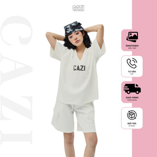 [lẻ áo] Cazi Haki Top - Áo phối sườn