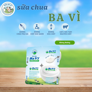  Sữa chua ăn ba vì không đường 100g 