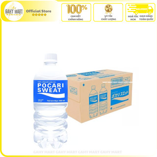 [HOẢ TỐC HCM] [Thùng 15chai] Nước bù khoáng Pocari Sweat  900ml _Bổ Sung Ion_Gahymart