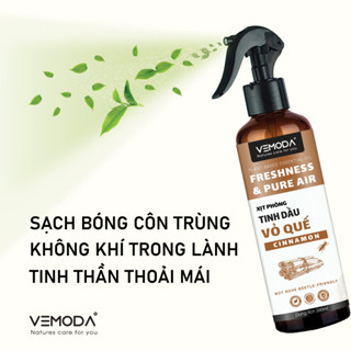  Xịt phòng tinh dầu Vỏ Quế - hỗ trợ xua đuổi kiến ba khoang giúp thơm phòng khử mùi hôi ẩm mốc thư giãn 