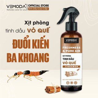  Xịt hỗ trợ đuổi kiến ba khoang tự nhiên. Xịt phòng tinh dầu vỏ quế hỗ trợ xua đuổi côn trùng khử mùi thơm phòng 