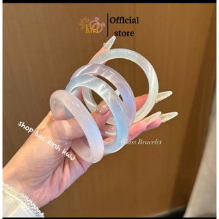 Vòng tay đá mắt mèo bản 9-10ly xinh xắn