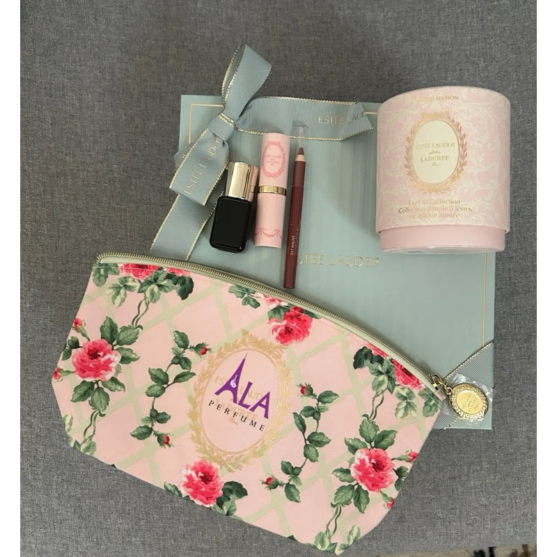 💥 Makeup bag - Túi đựng mỹ phẩm original Este hoạ tiết cổ điển
