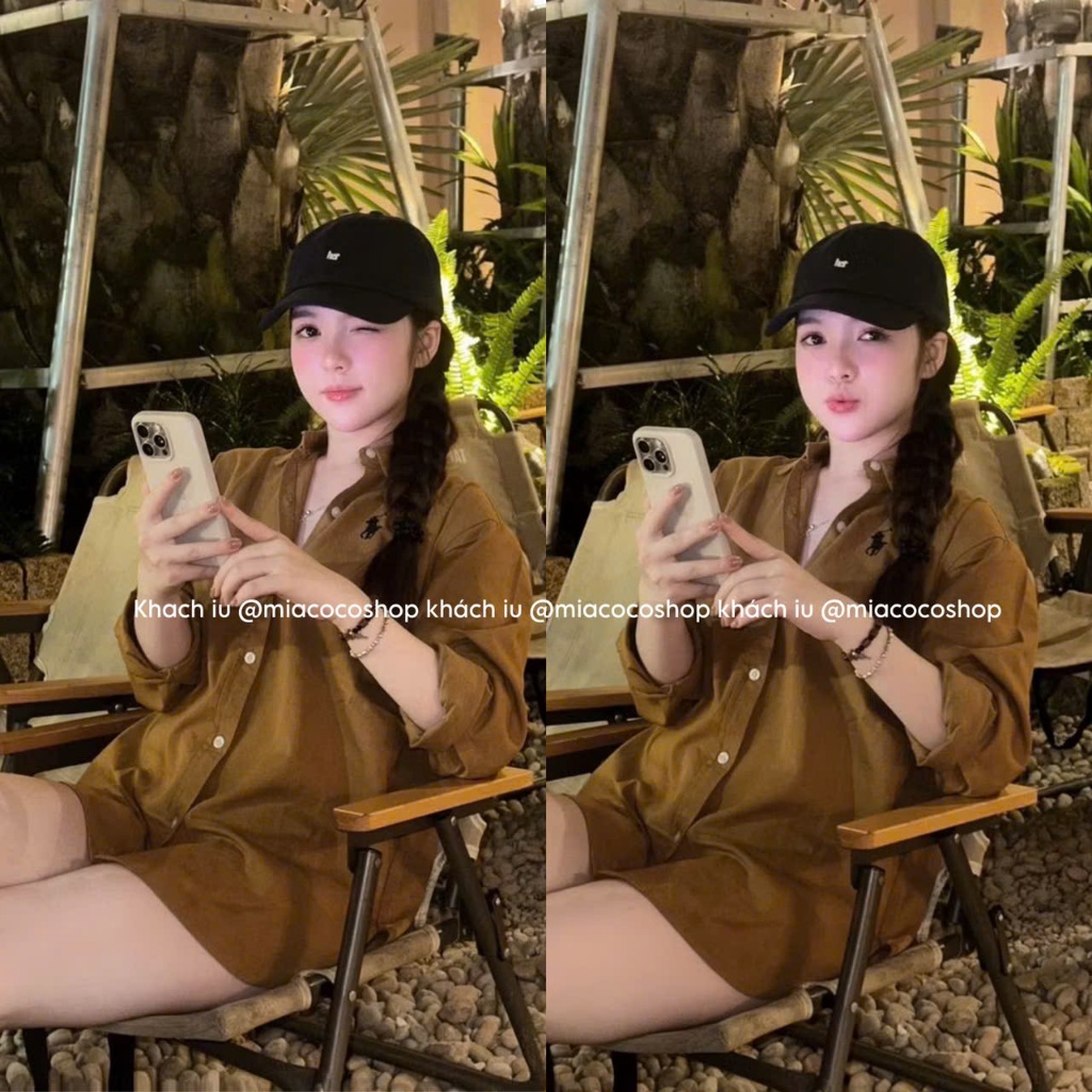 (Nhiều màu) Áo sơ mi vàng chanh Raph Lau form vừa, sơ mi con ngựa thêu chất cotton kaki full tag mác D002 | BigBuy360 - bigbuy360.vn