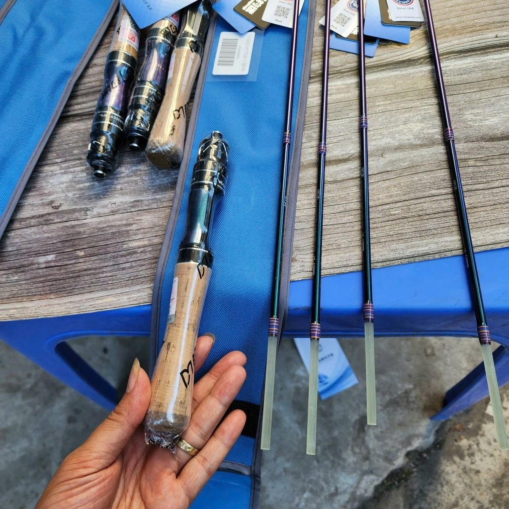 cần câu lure ul 1 khúc Rancy khoen fuji, cần câu ul cắm gốc  Rancy