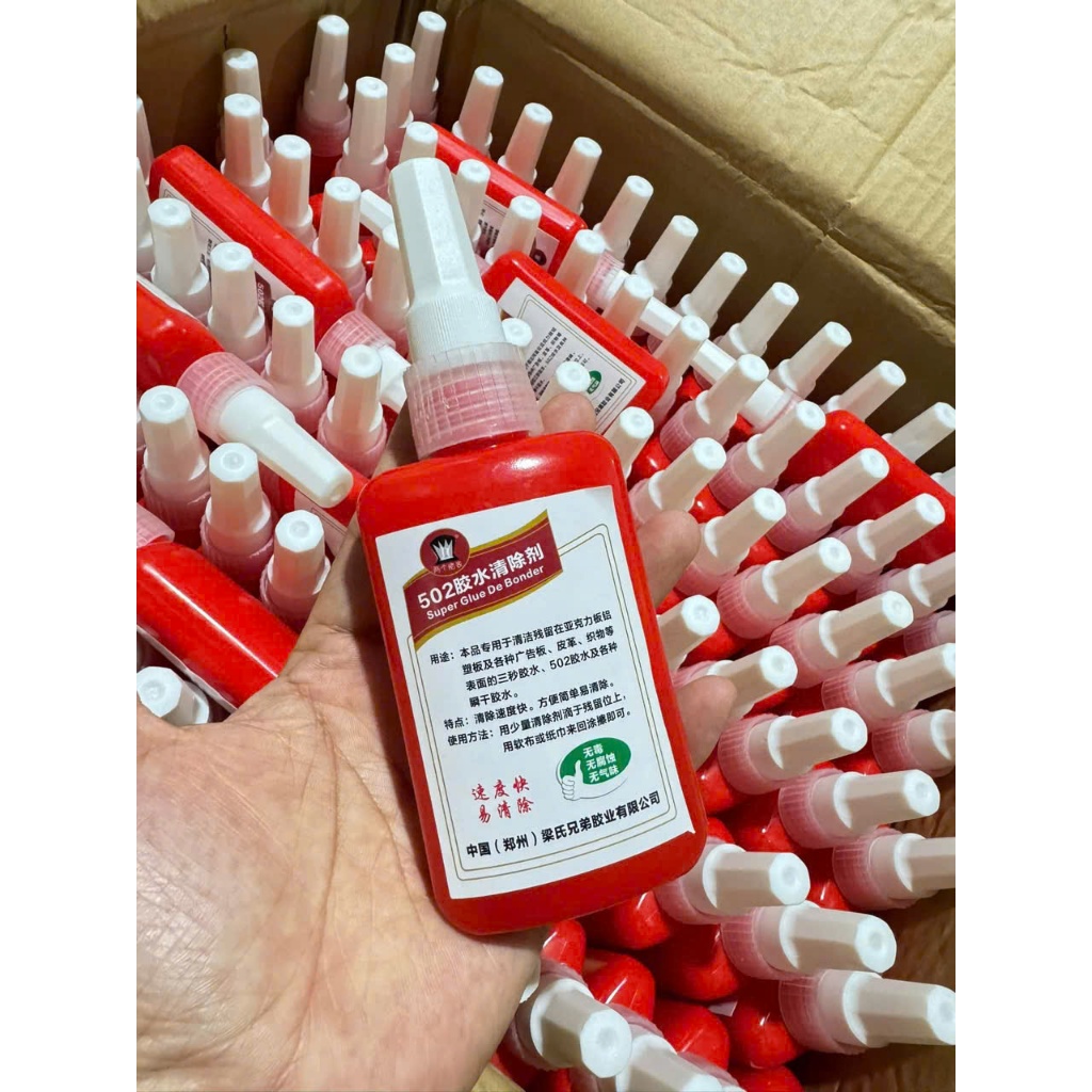 Dung dịch tẩy keo 502, dùng dịch làm sạch keo 502