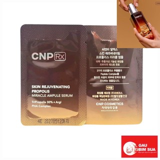   NEW  30 Gói tinh chất keo ong CNP Rx Skin Rejuvenating Propolis Miracle Ampule Serum 