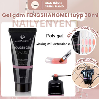 Gel gôm FENGSHANGMEI tuýp 30ml chính hãng - gel gôm đắp móng - nối móng - dual form