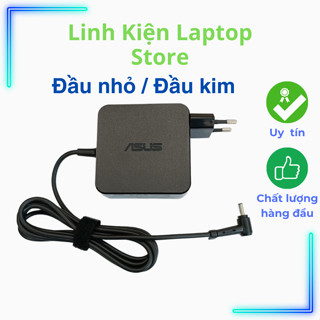 Cục Sạc Laptop Asus 19V - 2.37A / 3.42A Cho Asus Vivobook Zenbook - Charger 45W 65W - Adapter Asus Hình Vuông - ZIN