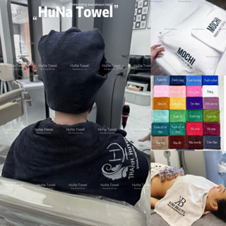 Khăn gội đầu, quấn đầu spa, salon khăn trải gối, spa kt 35*75cm loại dày, siêu thấm hút, ko sổ lông, ko ra màu