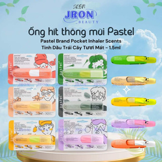 Ống Hít Thông Mũi Pastel Brand Pocket Inhaler Scents Hương Trái Cây Tươi Mát Thái Lan 1.5ml - Jron Beauty