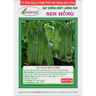 Hạt Giống Dưa Leo Sh80 Sen Hồng Gói 50 Hạt Và 20 Hạt. Trái Dài, Siêu Trái, Năng Suất Cao, Chống Chịu Sâu Bệnh Tốt.