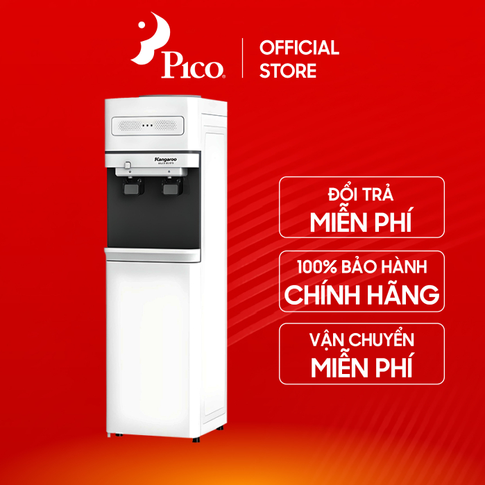Cây nước KANGAROO KG36A2, làm lạnh block, 2 vòi, bình úp
