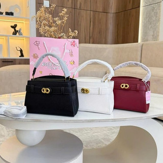  Túi nữ quai xách mini + đeo chéo khóa xoay size 19 CK2-50271027-1 đủ màu HA 