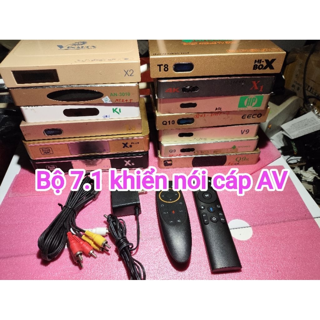 Bộ box cũ Android  7.1 xem truyền hình bóng đã miễn phí