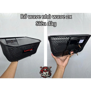 Rổ lưới gắn xe máy Wave NHỎ dưới hàng rẻ đẹp bền tặng kèm ốc gắn rổ NT