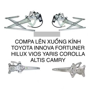 COMPA và MOTOR LÊN XUỐNG KÍNH TOYOTA INNOVA FORTUNER HILUX VIOS YARIS COROLLA ALTIS CAMRY 2001-2018