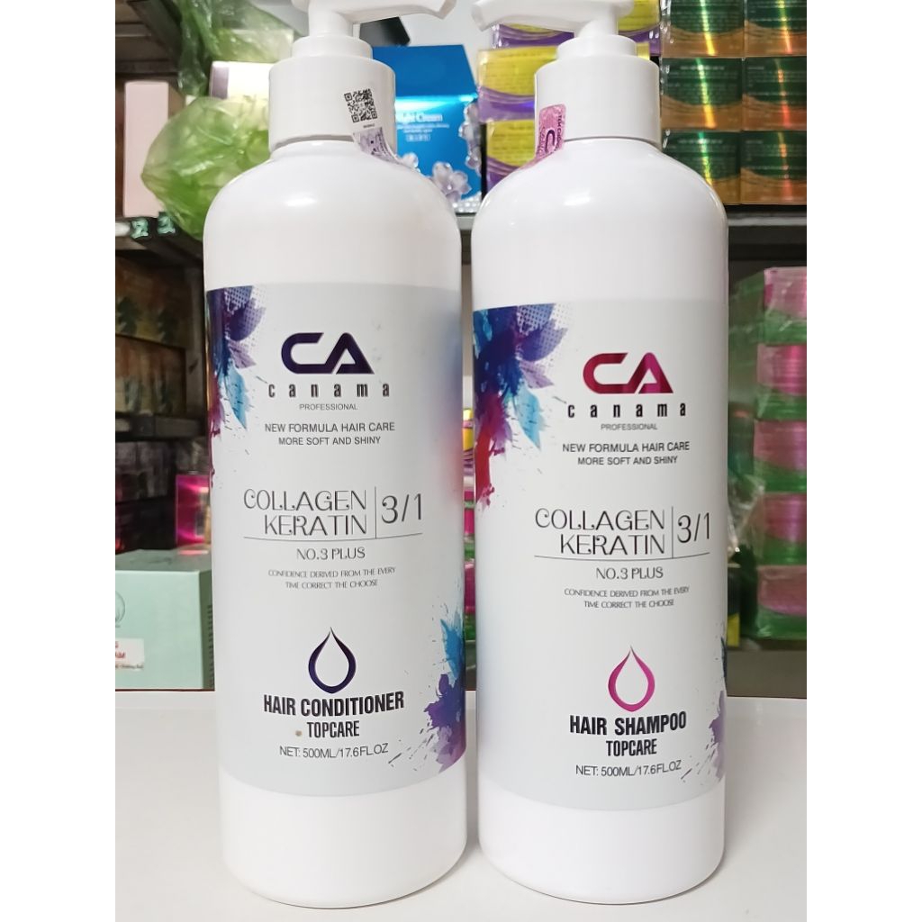 Dầu gội xả CANAMA COLLGEN KERATIN 3in1 500ml 1chai
