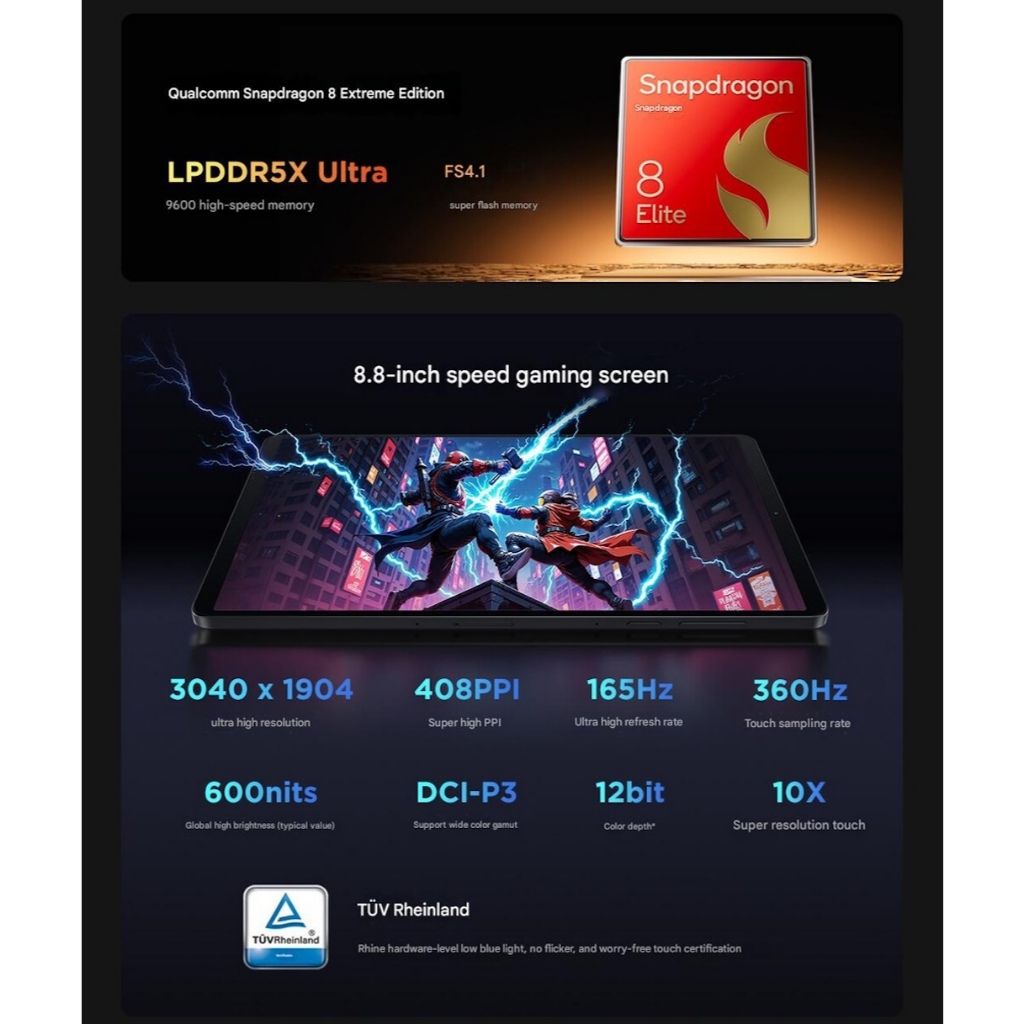 Máy tính bảng Lenovo Y700 Gen 4 Snap 8 Elite (Không Ship Bắc) - Qua sử dụng 98-99% | BigBuy360 - bigbuy360.vn