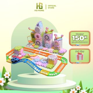 Bộ Đồ Chơi Lắp Ráp Động Cơ Bánh Răng Có Thể Chuyển Động Cho Bé Tùy Ý Sáng Tạo Theo Ý Thích HGHOME