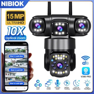  Camera Yoosee 4 Mắt Zoom 10X Ultra 6K 15MP Giám Sát Ngoài Trời Yoosee Có Thể Xoay 360 Độ Theo Dõi Tự Động 