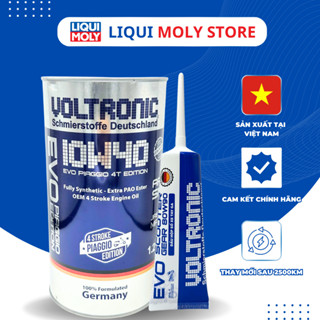  Dầu Nhớt Xe Tay Ga Cao Cấp Voltronic EVO PIAGGIO 4T EDITION SAE 10W40 1.2L Tặng 2 Tuýp Nhớt Hộp Số 80W90 
