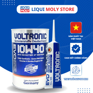Dầu Nhớt Xe Tay Ga Cao Cấp Voltronic EVO Scooter 4T Edition 10w40 800ml tặng nhớt hộp số 80w90