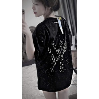 Áo thun tay lỡ cotton KHÔ in nhũ kim tuyến hottrend NỜ I form rộng tay lỡ Unisex Oversize Nam Nữ mặc đều đẹp