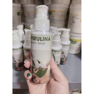 Mặt nạ tảo sủi bọt Spirulina trắng da,sạch da giảm mụn