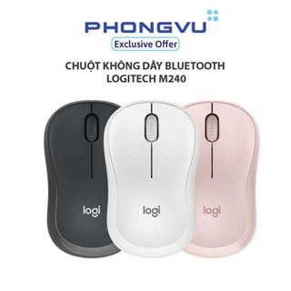 Chuột máy tính không dây Logitech Bluetooth M240 - Bảo hành 12 tháng