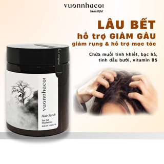 Tẩy tế bào chết da đầu VƯỜN NHÀ CỘI hỗ trợ làm sạch, lâu bết, kiềm dầu và tơi phồng tóc