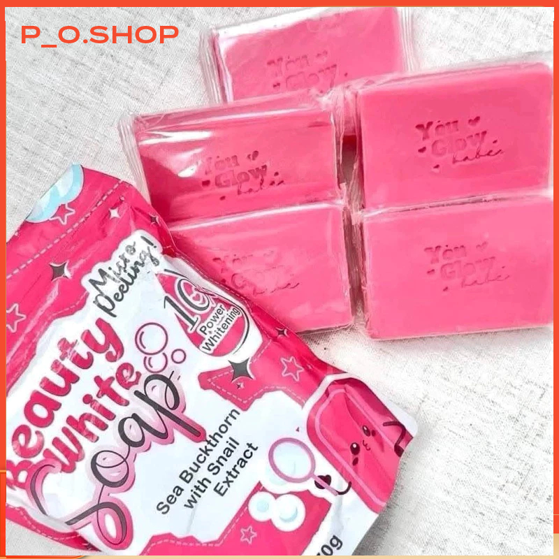 【🔥Rẻ】Món quà xà phòng Beauty white trắng da Xà phòng trắng 5 chiếc trong 1 gói