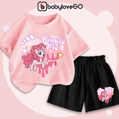 Đồ bộ bé gái BabyloveGO set quần áo mùa hè Pony cực xinh cho bé 1-10 tuổi