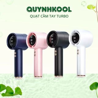 Quạt Mini Cầm Tay Tích Điện didooglt, 5 Chế Độ Gió, Màn Hình Led, Pin Khủng ( Mẫu Mới 2024 )