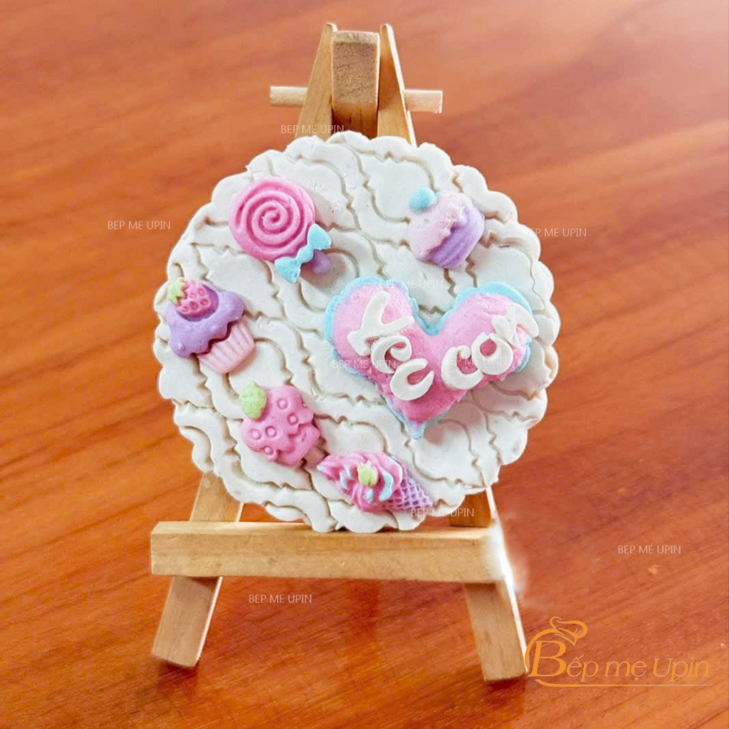 Khuôn sililicon khuôn kẹo mút kem ốc quế bánh qui nhỏ bé