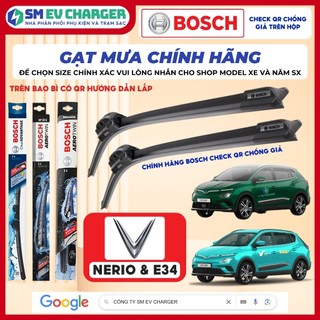 Gạt mưa VFe34 chính hãng Bosch AEROTWIN BBA Bosch Clear Advantage BCA gạt mưa Vinfast SMEV Phân phối