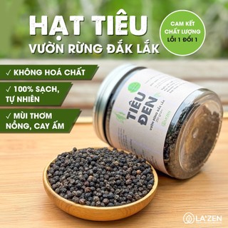 50g/100g/250g Hạt tiêu đen nguyên hạt vườn rừng Đắk Lắk canh tác sạch, không hoá chất, dược tính cao