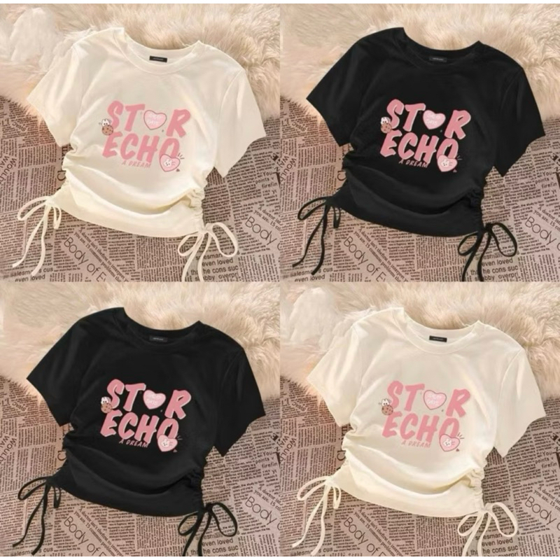 Áo Thun Nữ , Áo Thun Croptop Echo